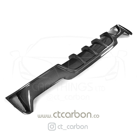 CT CARBON DIFFUSER BMW F32 & F33 4 SERIES CARBON FIBRE DIFFUSER - MP STYLE - TWIN EXHAUST