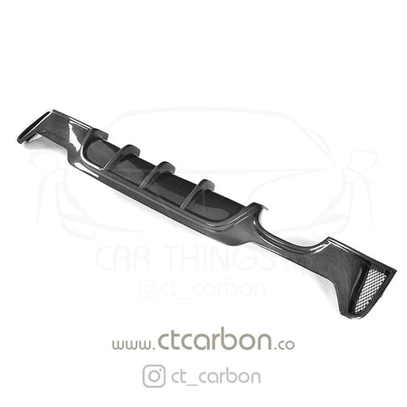 CT CARBON DIFFUSER BMW F32 & F33 4 SERIES CARBON FIBRE DIFFUSER - MP STYLE - TWIN EXHAUST