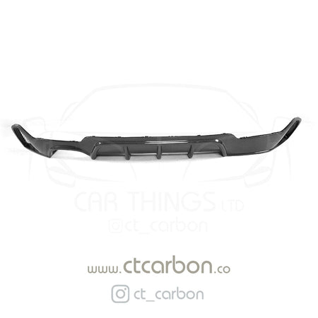 CT CARBON DIFFUSER BMW F32 & F33 4 SERIES CARBON FIBRE DIFFUSER - MP STYLE - TWIN EXHAUST