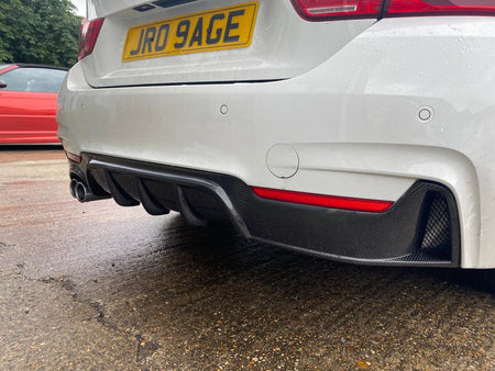 CT CARBON DIFFUSER BMW F32 & F33 4 SERIES CARBON FIBRE DIFFUSER - MP STYLE - TWIN EXHAUST