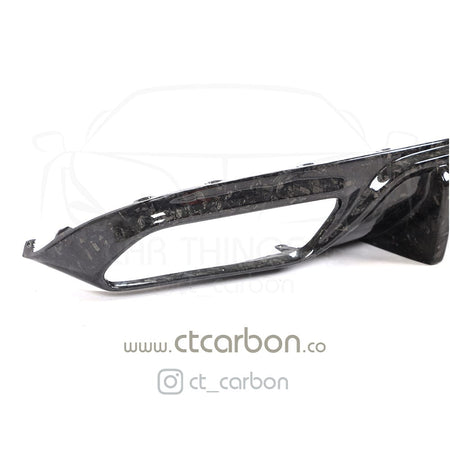CT CARBON Diffuser MERCEDES C63/C63S W205 COUPE FORGED CARBON FIBRE DIFFUSER - BIG FIN