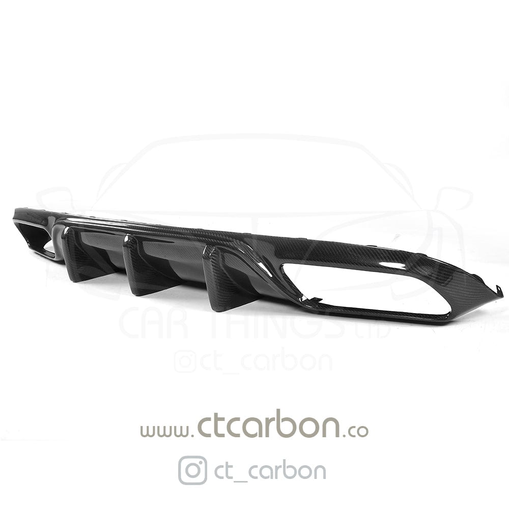 CT CARBON Diffuser MERCEDES W205 C63 & C63 COUPE 2DR CARBON DIFFUSER - OEM+ CT STYLE