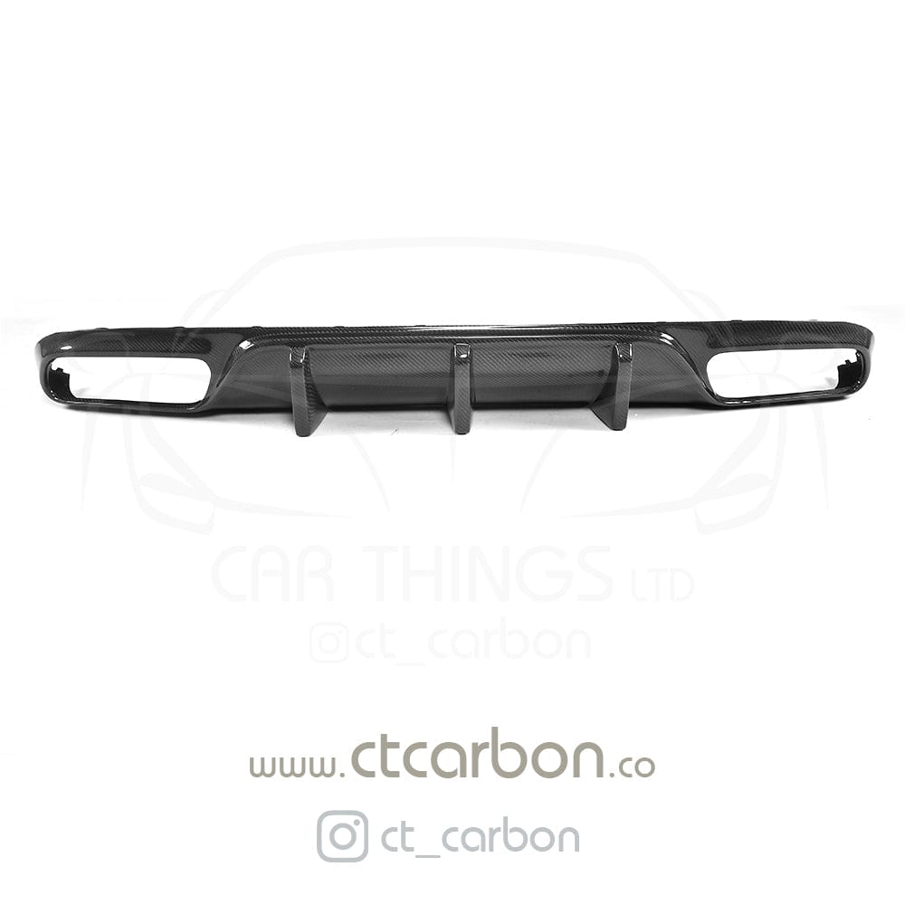 CT CARBON Diffuser MERCEDES W205 C63 & C63 COUPE 2DR CARBON DIFFUSER - OEM+ CT STYLE