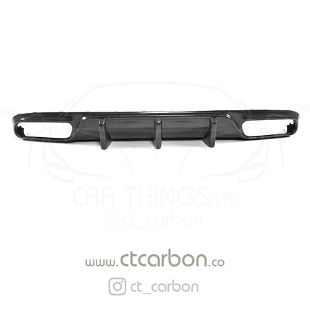CT CARBON Diffuser MERCEDES W205 C63 & C63 COUPE 2DR CARBON DIFFUSER - OEM+ CT STYLE