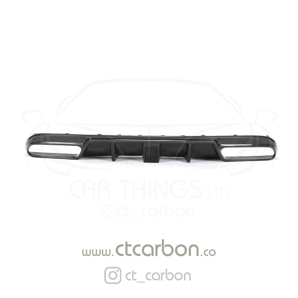CT CARBON Diffuser MERCEDES W205 C63 & C63S SALOON 4DR CARBON DIFFUSER - CT DESIGN