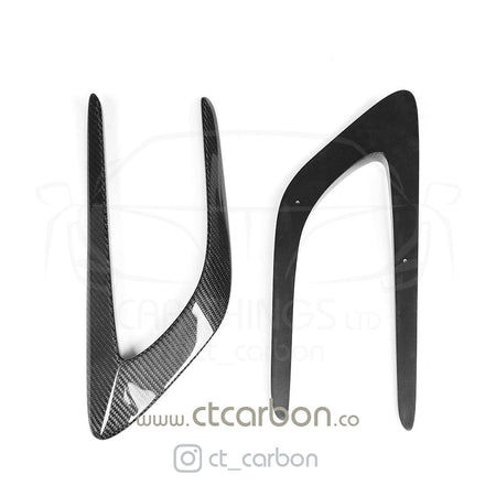 CT CARBON External Styling MERCEDES C63/C63S W205 COUPE CARBON FIBRE WING TRIMS