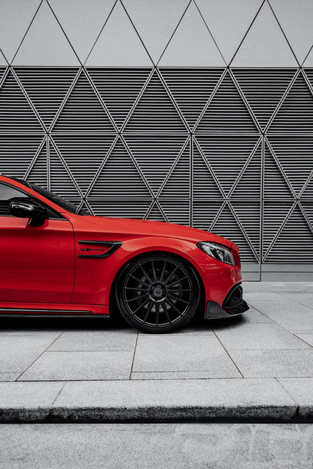 CT CARBON External Styling MERCEDES C63/C63S W205 COUPE CARBON FIBRE WING TRIMS