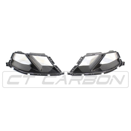 CT CARBON FULL KIT BMW M3/M4 G80/G81/G82/G83 Carbon Fibre Bumper Ducts - MP Style