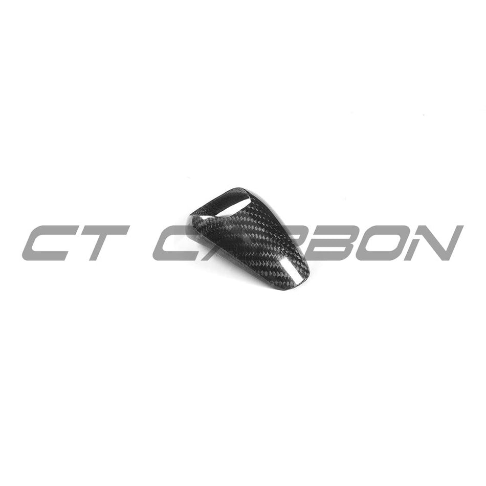 BMW Fxx M CAR DCT SHIFTER COVER-Accessories-CT CARBON-CT Carbon - High-quality carbon fiber and gloss black aerodynamic parts for premium sports and luxury vehicles.