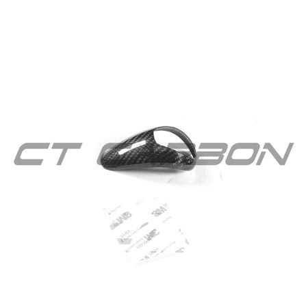 BMW Fxx M CAR DCT SHIFTER COVER-Accessories-CT CARBON-CT Carbon - High-quality carbon fiber and gloss black aerodynamic parts for premium sports and luxury vehicles.