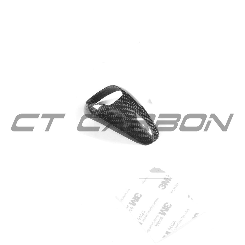 BMW Fxx M CAR DCT SHIFTER COVER-Accessories-CT CARBON-CT Carbon - High-quality carbon fiber and gloss black aerodynamic parts for premium sports and luxury vehicles.