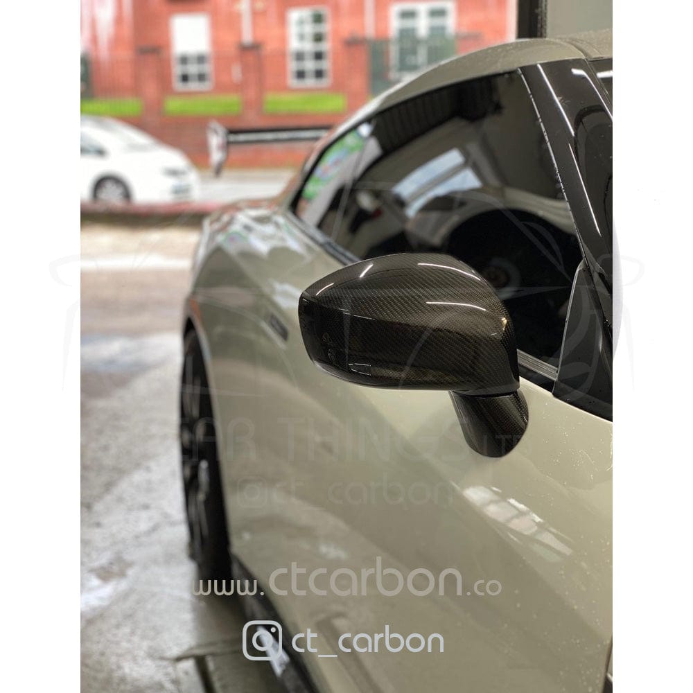 CT CARBON Mirror Replacements NISSAN GTR R35 CARBON FIBRE MIRRORS