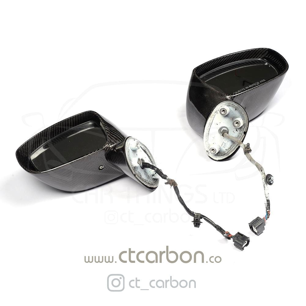 CT CARBON Mirror Replacements NISSAN GTR R35 CARBON FIBRE MIRRORS