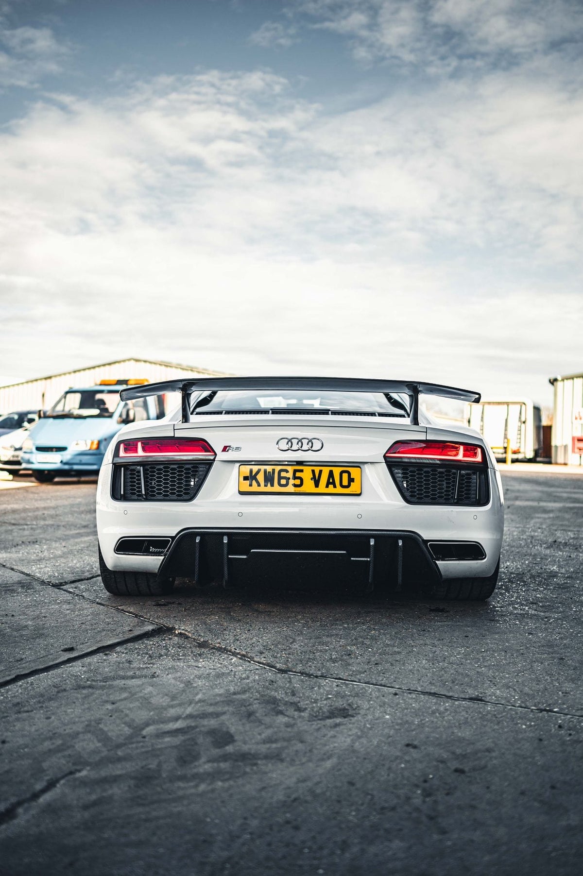 CT CARBON Rear Wing AUDI R8 V10 GEN 2 CARBON FIBRE WING - V STYLE