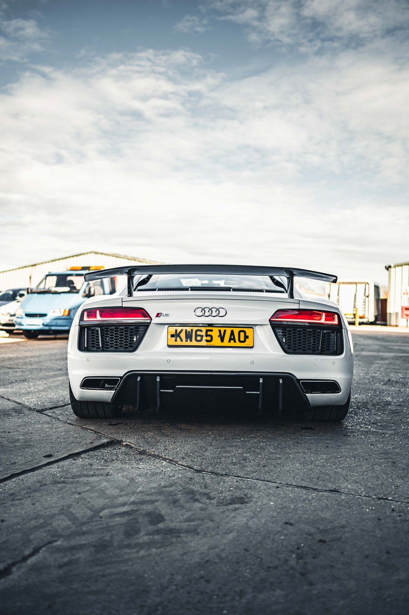 CT CARBON Rear Wing AUDI R8 V10 GEN 2 CARBON FIBRE WING - V STYLE