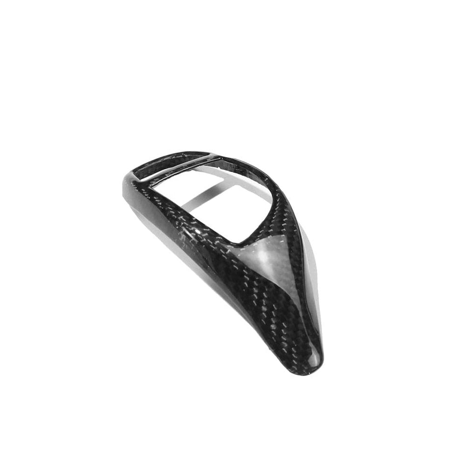 BMW Fxx ZF SHIFTER COVER - LHD V2-Accessories-CT CARBON-CT Carbon - High-quality carbon fiber and gloss black aerodynamic parts for premium sports and luxury vehicles.