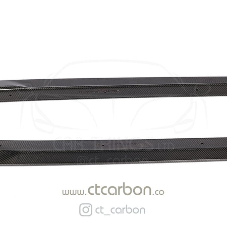 CT CARBON Side Skirts AUDI R8 V10 GEN 2 CARBON FIBRE SIDE SKIRTS - CT CARBON