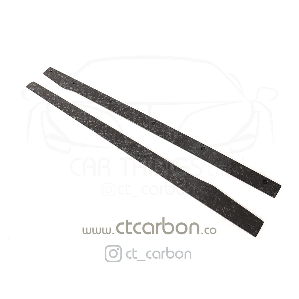CT CARBON Side Skirts MERCEDES C63/C63S W205 COUPE & SALOON FORGED CARBON FIBRE SIDE SKIRTS - D STYLE