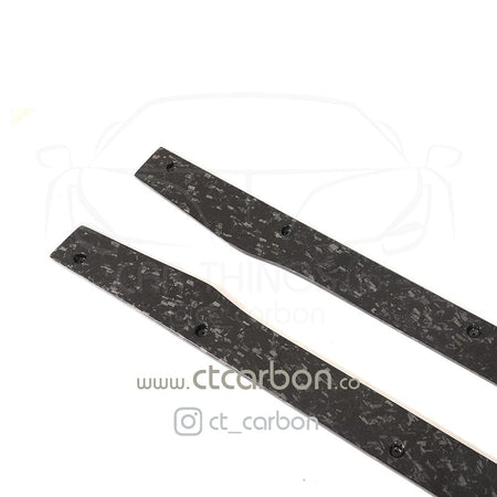 CT CARBON Side Skirts MERCEDES C63/C63S W205 COUPE & SALOON FORGED CARBON FIBRE SIDE SKIRTS - D STYLE