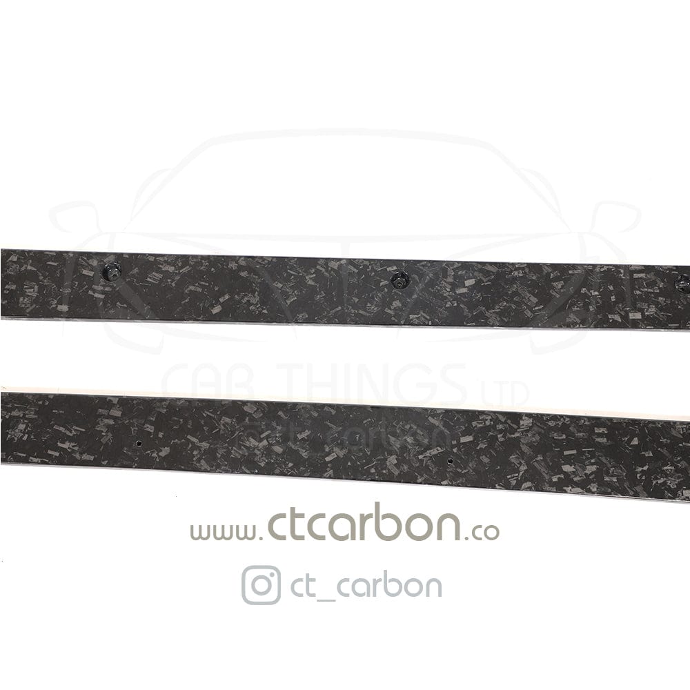 CT CARBON Side Skirts MERCEDES C63/C63S W205 COUPE & SALOON FORGED CARBON FIBRE SIDE SKIRTS - D STYLE