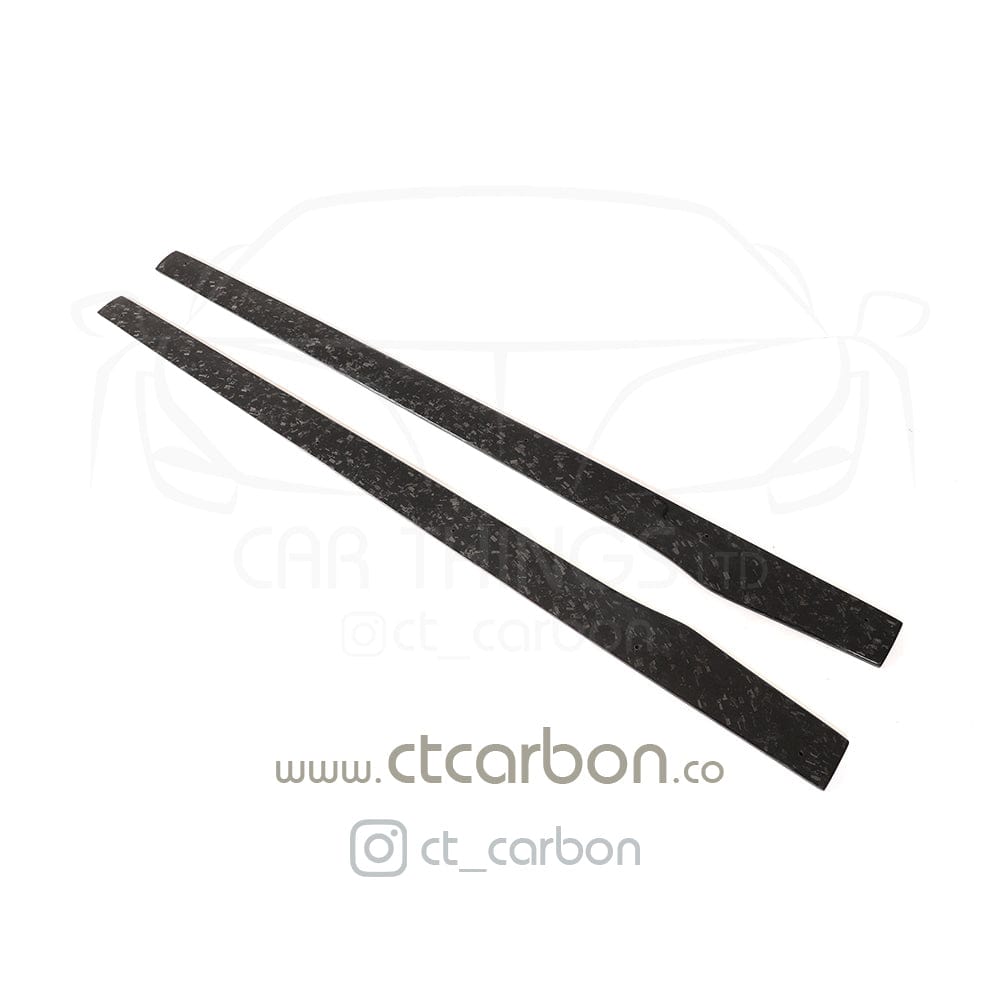 CT CARBON Side Skirts MERCEDES C63/C63S W205 COUPE & SALOON FORGED CARBON FIBRE SIDE SKIRTS - D STYLE