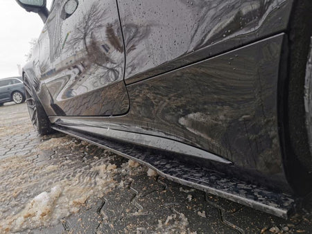 CT CARBON Side Skirts MERCEDES C63/C63S W205 COUPE & SALOON FORGED CARBON FIBRE SIDE SKIRTS - D STYLE