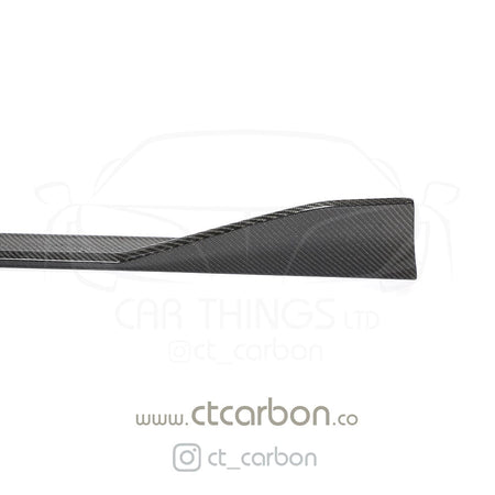 CT CARBON Side Skirts TOYOTA SUPRA A90 CARBON FIBRE SIDE SKIRTS - CT CARBON