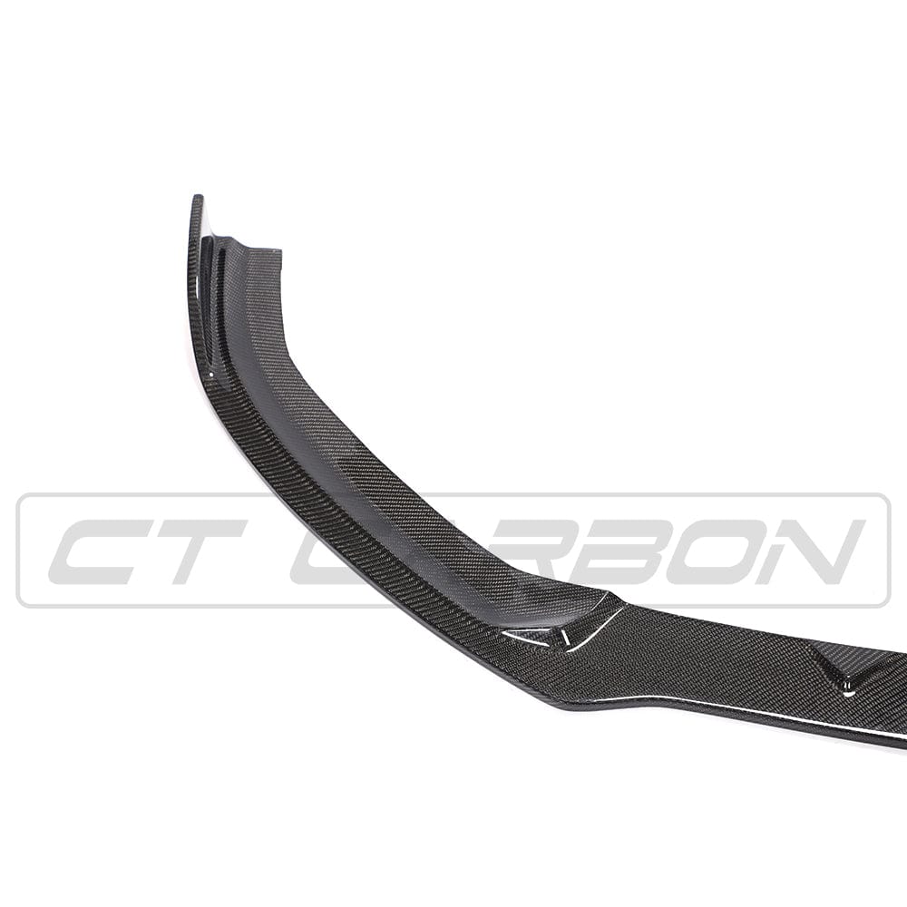 CT CARBON Splitter AUDI A3 S-LINE & S3 FACELIFT SALOON 8V CARBON FIBRE SPLITTER