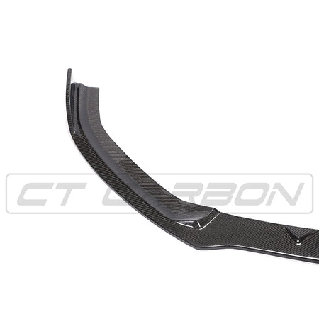 CT CARBON Splitter AUDI A3 S-LINE & S3 FACELIFT SALOON 8V CARBON FIBRE SPLITTER