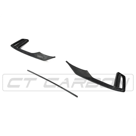 CT CARBON Splitter AUDI RS3 8V FACELIFT CARBON FIBRE BUMPER TRIM