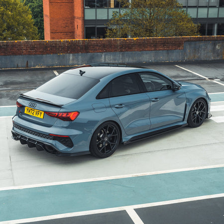 CT CARBON SPLITTER AUDI RS3 8Y SALOON CARBON FIBRE DIFFUSER - CT DESIGN