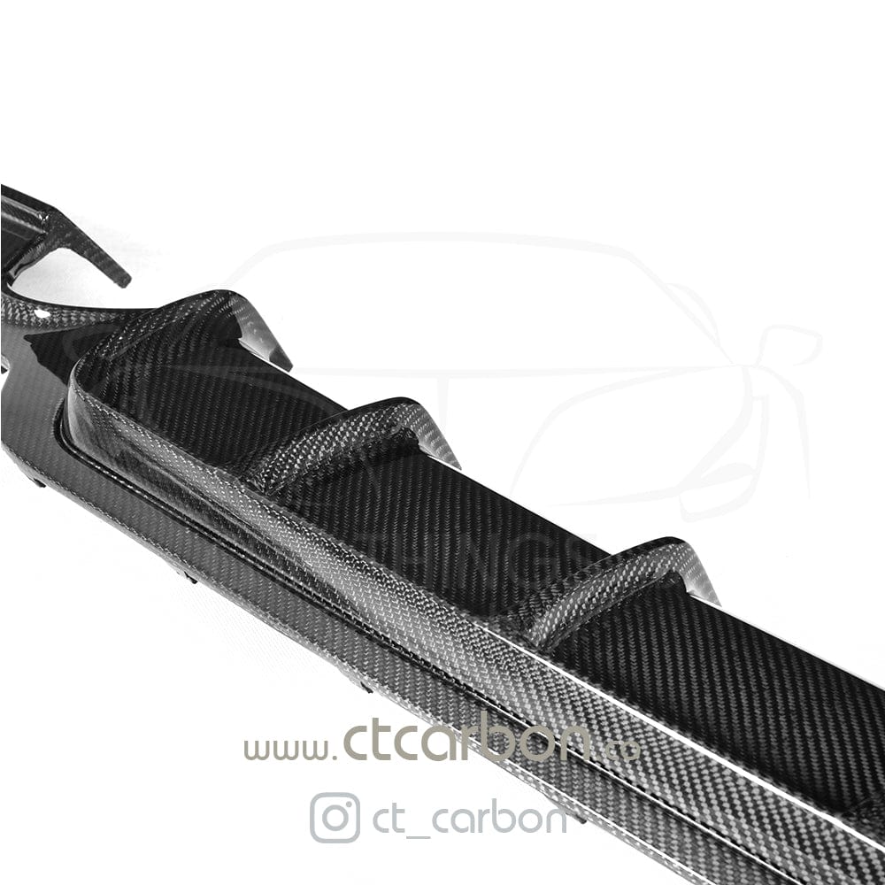 CT CARBON Splitter BMW F32 4 SERIES COUPE FULL CARBON FIBRE KIT - MP STYLE