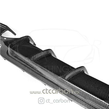 CT CARBON Splitter BMW F32 4 SERIES COUPE FULL CARBON FIBRE KIT - MP STYLE