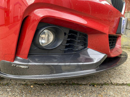CT CARBON Splitter BMW F32 4 SERIES COUPE FULL CARBON FIBRE KIT - MP STYLE