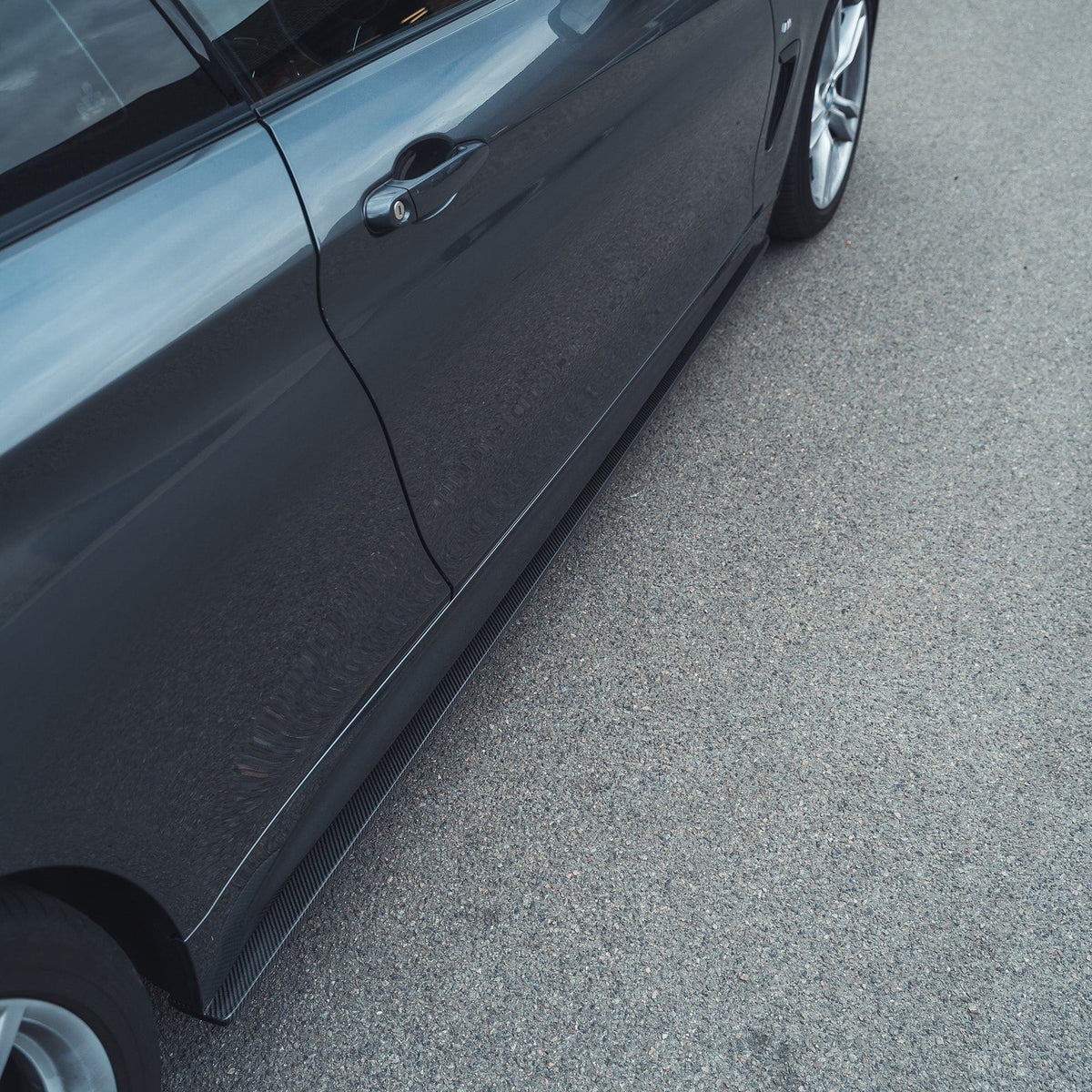 CT CARBON Splitter BMW F32 4 SERIES COUPE FULL CARBON FIBRE KIT - MP STYLE