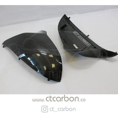 CT CARBON Splitter BMW F80/F82/F83/F87 M2C/M3/M4 CARBON FIBRE MIRRORS (RHD ONLY)