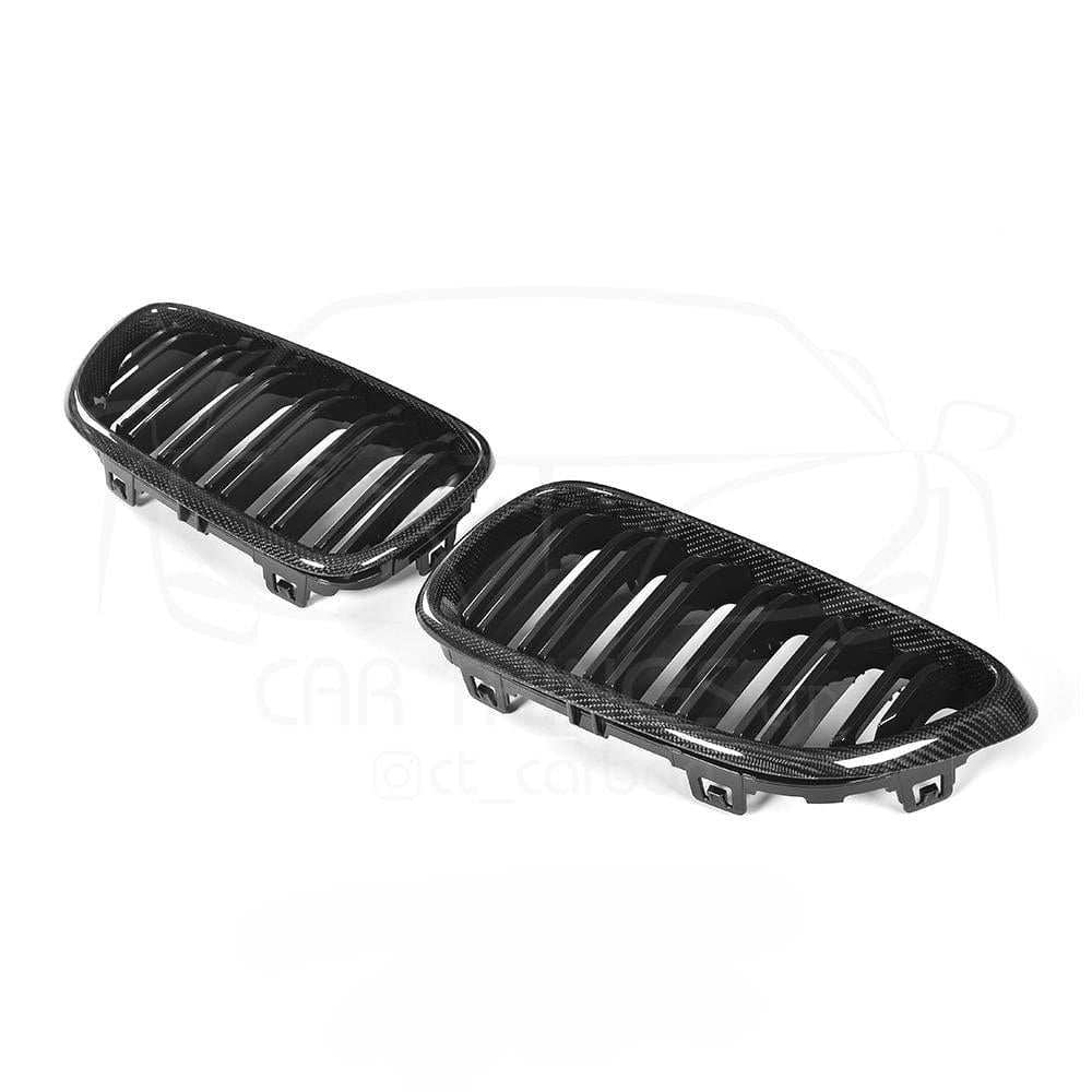 BMW M2/2 SERIES F87/F22 CARBON FIBRE GRILLES-Grille-CT CARBON-CT Carbon - High-quality carbon fiber and gloss black aerodynamic parts for premium sports and luxury vehicles.