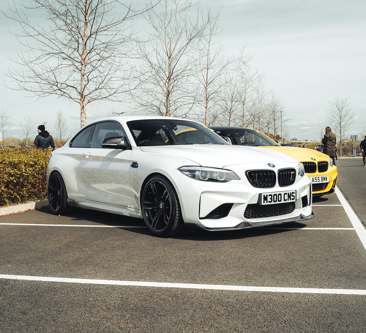 CT CARBON Splitter BMW M2 F87 CARBON FIBRE SPLITTER - CS STYLE