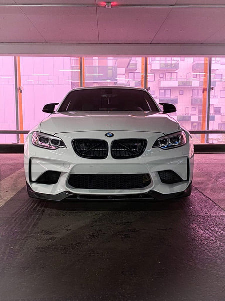 CT CARBON Splitter BMW M2 F87 N55(OG) CARBON FIBRE SPLITTER - V-STYLE