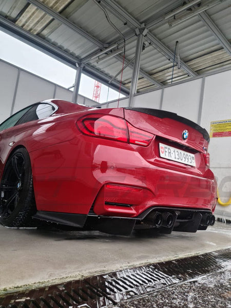 CT CARBON Splitter BMW M3/M4 (F80 F82 F83) CARBON FIBRE DIFFUSER - PS STYLE