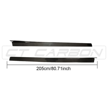 CT CARBON Splitter BMW M3/M4 (F80 F82 F83) CARBON FIBRE SIDE SKIRTS - 3D STYLE