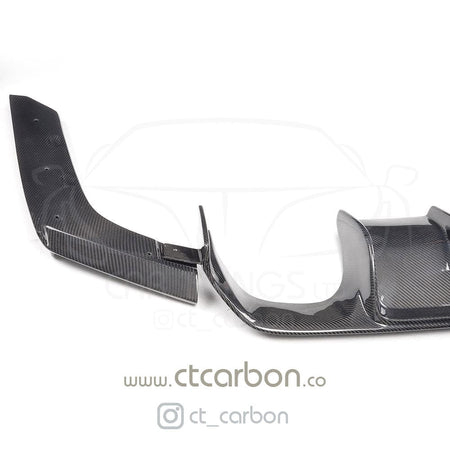 CT CARBON Splitter BMW M4 (F82) COUPE FULL CARBON FIBRE KIT - V STYLE
