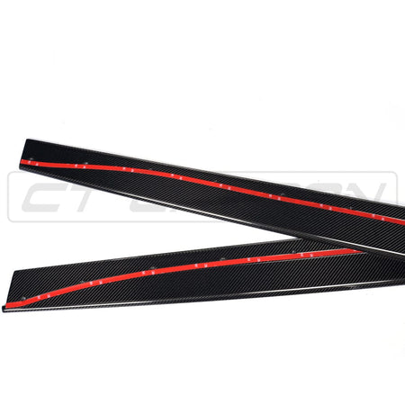 CT CARBON Splitter BMW M4 (F82) COUPE FULL CARBON FIBRE KIT - V1