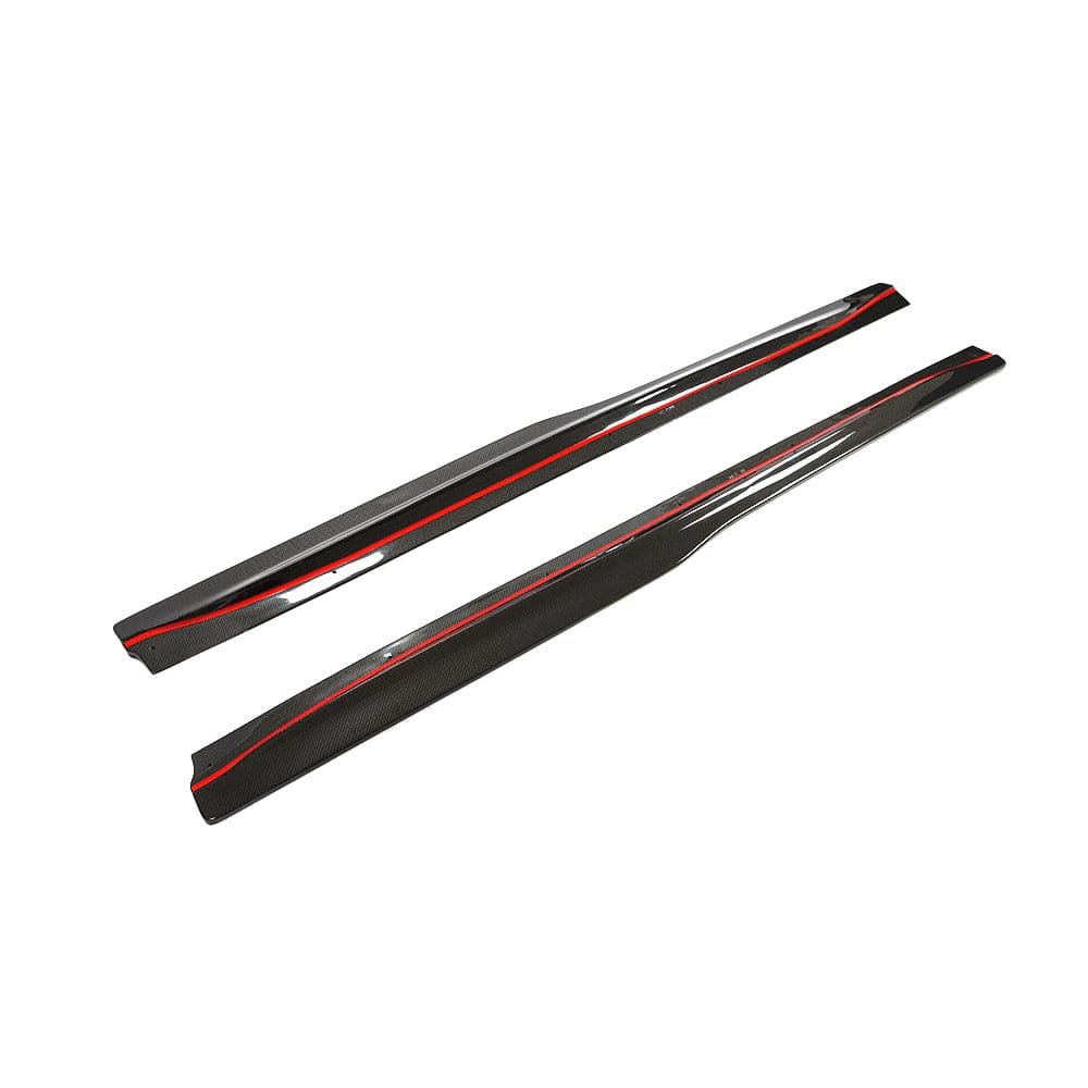 CT CARBON Splitter BMW M4 (F82 F83) CARBON FIBRE SIDE SKIRTS - PS STYLE