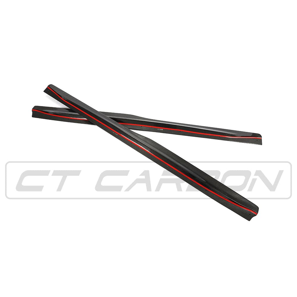 CT CARBON Splitter BMW M4 (F82 F83) CARBON FIBRE SIDE SKIRTS - PS STYLE