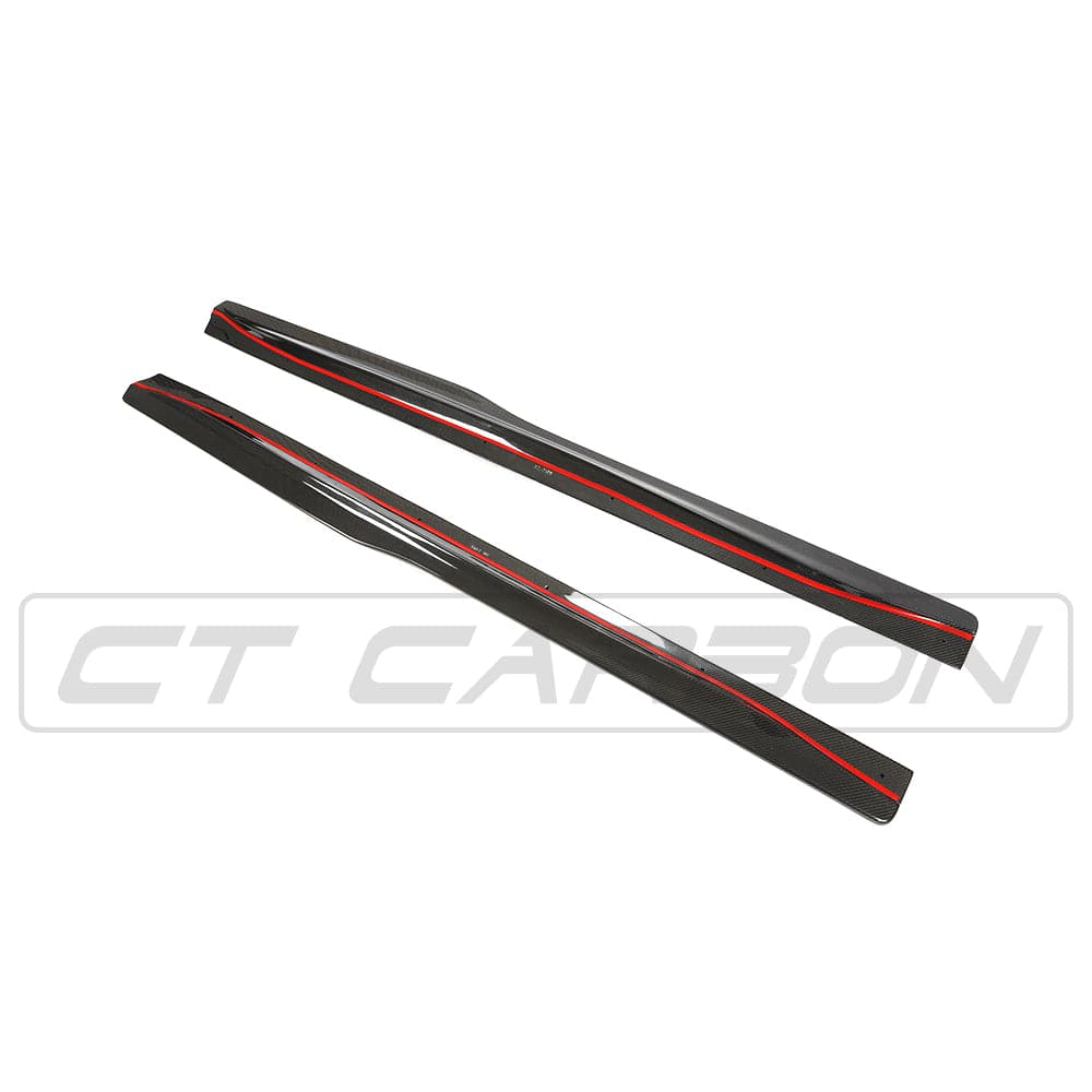 CT CARBON Splitter BMW M4 (F82 F83) CARBON FIBRE SIDE SKIRTS - PS STYLE