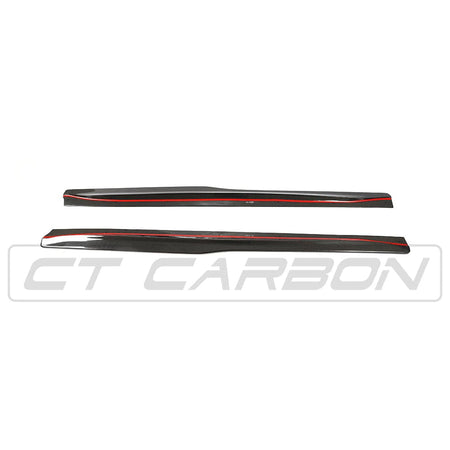 CT CARBON Splitter BMW M4 (F82 F83) CARBON FIBRE SIDE SKIRTS - PS STYLE