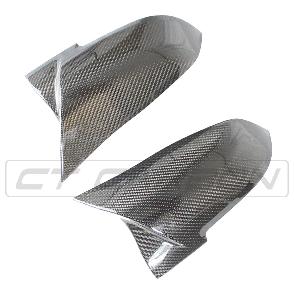 CT CARBON Splitter BMW PRE-PREG CARBON MIRROR REPLACEMENT Fxx 1, 2, 3, 4 SERIES - OEM+ M STYLE