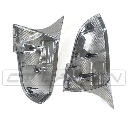 CT CARBON Splitter BMW PRE-PREG CARBON MIRROR REPLACEMENT Fxx 1, 2, 3, 4 SERIES - OEM+ M STYLE
