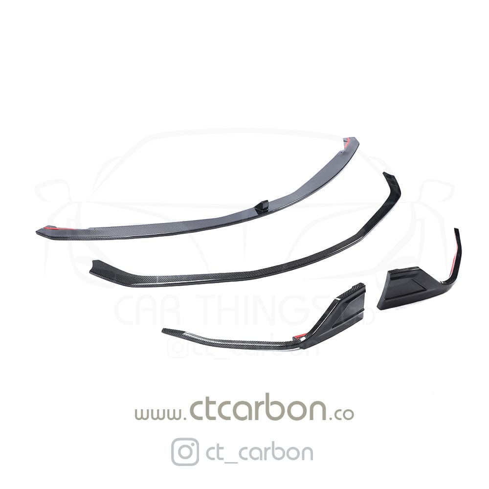 CT CARBON Splitter SUPRA A90 CARBON FIBRE SPLITTER - MZ STYLE